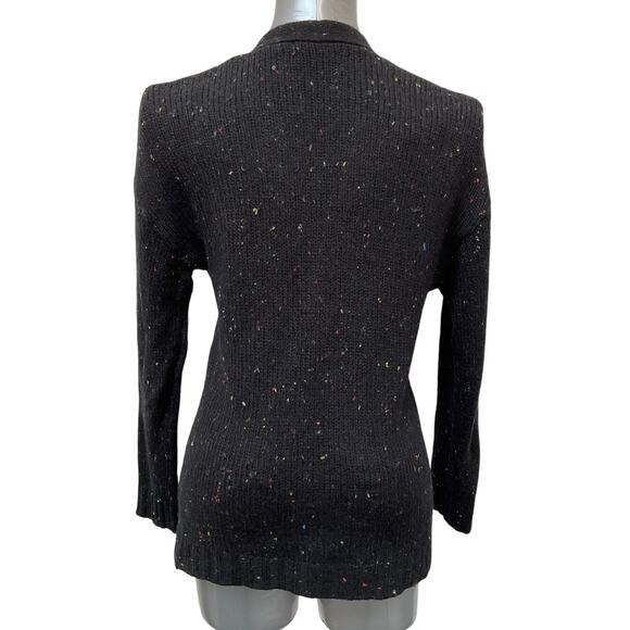 Rails Runi Speckled Cardigan Size Small Black - Picture 2 of 4